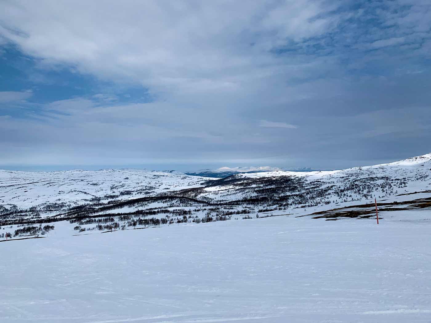 Uitzicht op het landschap in Åre